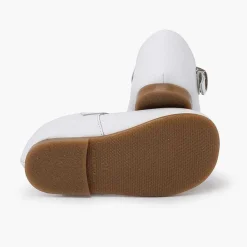 Zapatos Comunión<Pisamonas Mercedita Piel Piso Caramelo