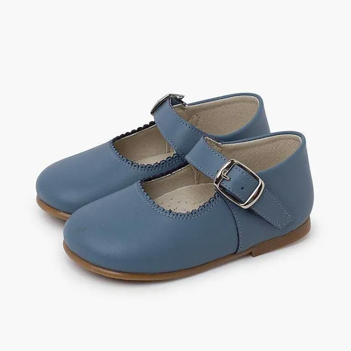 Zapatos Comunión<Pisamonas Mercedita Piel Piso Caramelo