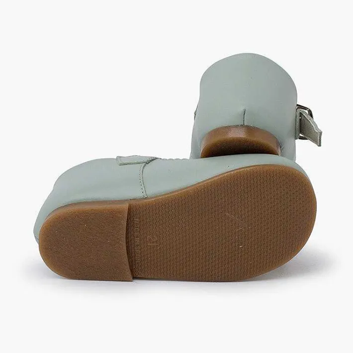 Zapatos Comunión<Pisamonas Mercedita Piel Piso Caramelo