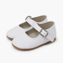 Zapatos Comunión<Pisamonas Mercedita Piel Piso Caramelo