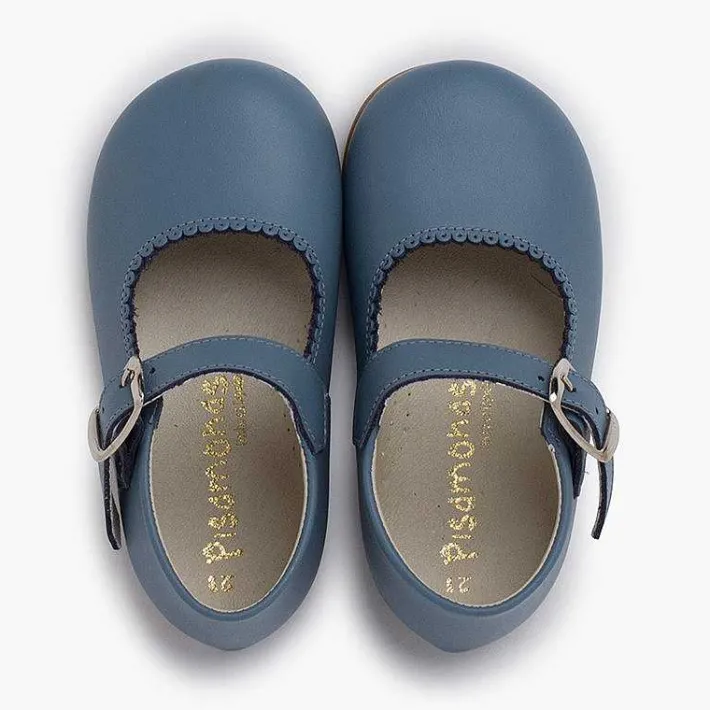 Zapatos Comunión<Pisamonas Mercedita Piel Piso Caramelo