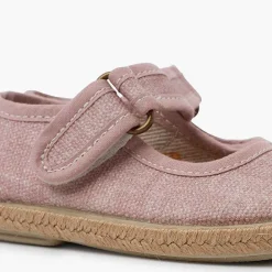 Zapatos Comunión<Pisamonas Merceditas Algodon Ecologico Suela Yute