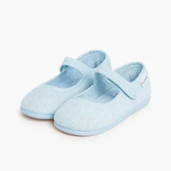 Zapatillas Casa<Pisamonas Merceditas Casa Niña Tira Adherente Rizo Toalla