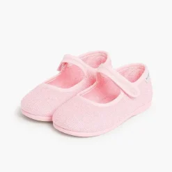 Zapatillas Casa<Pisamonas Merceditas Casa Niña Tira Adherente Rizo Toalla