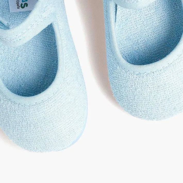Zapatillas Casa<Pisamonas Merceditas Casa Niña Tira Adherente Rizo Toalla