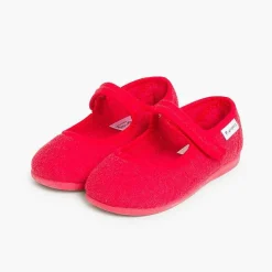Zapatillas Casa<Pisamonas Merceditas Casa Niña Tira Adherente Rizo Toalla