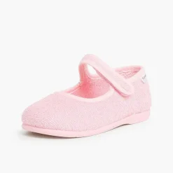 Zapatillas Casa<Pisamonas Merceditas Casa Niña Tira Adherente Rizo Toalla