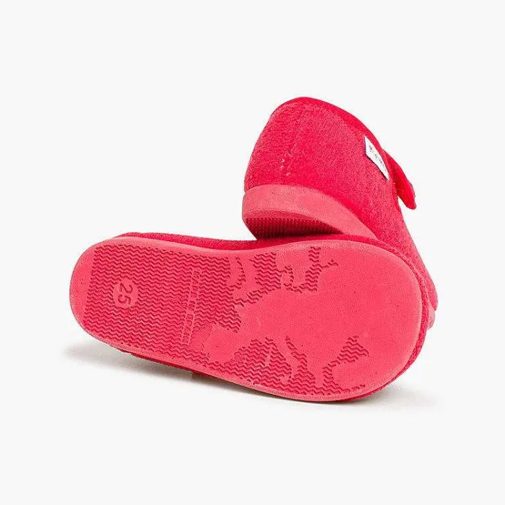 Zapatillas Casa<Pisamonas Merceditas Casa Niña Tira Adherente Rizo Toalla