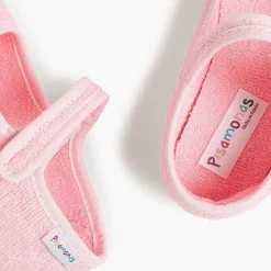 Zapatillas Casa<Pisamonas Merceditas Casa Niña Tira Adherente Rizo Toalla