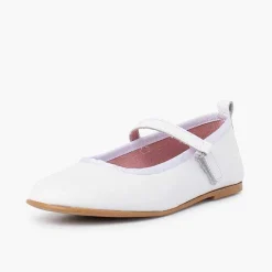 Zapatos Comunión<Pisamonas Merceditas Ceremonia Niña Tira Adherente Fina