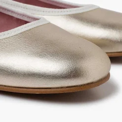 Zapatos Comunión<Pisamonas Merceditas Ceremonia Niña Tira Adherente Fina