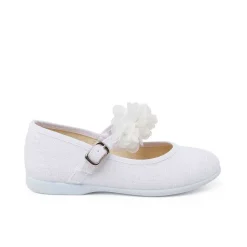 Zapatos Comunión<Pisamonas Merceditas Ceremonia Tira De Flores
