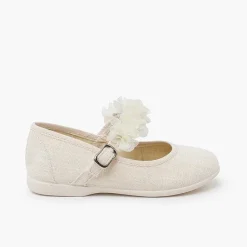 Zapatos Comunión<Pisamonas Merceditas Ceremonia Tira De Flores
