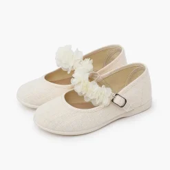 Zapatos Comunión<Pisamonas Merceditas Ceremonia Tira De Flores