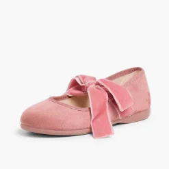 Merceditas Niña<Pisamonas Merceditas Con Lazo De Terciopelo