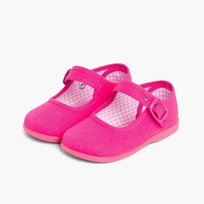 Merceditas Niña<Pisamonas Merceditas De Lona Para Niñas