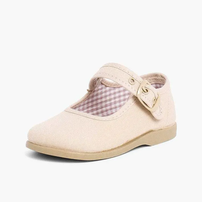 Merceditas Niña<Pisamonas Merceditas De Lona Para Niñas