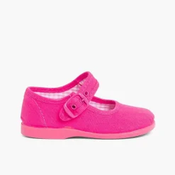Merceditas Niña<Pisamonas Merceditas De Lona Para Niñas