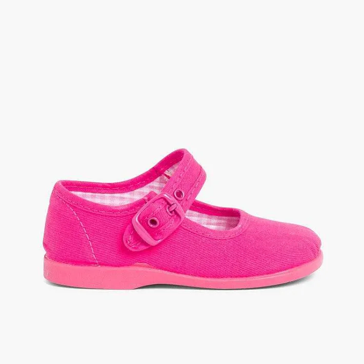 Merceditas Niña<Pisamonas Merceditas De Lona Para Niñas