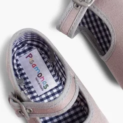 Merceditas Niña<Pisamonas Merceditas De Lona Para Niñas