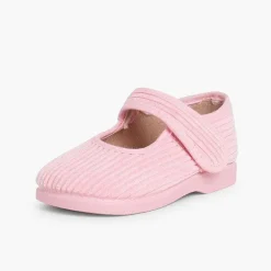 Zapatillas Casa<Pisamonas Merceditas De Pana Niñas Para Casa