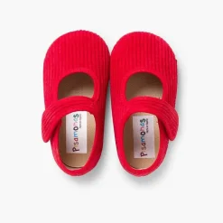 Zapatillas Casa<Pisamonas Merceditas De Pana Niñas Para Casa