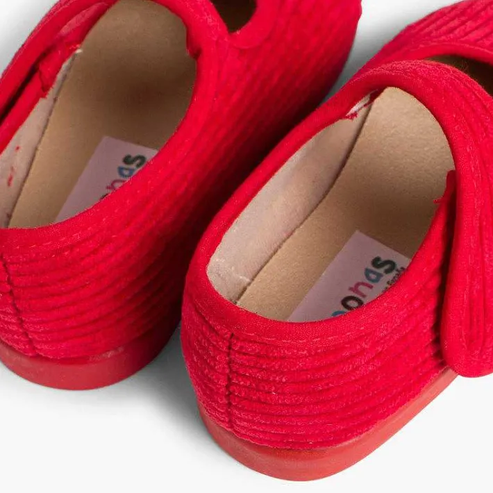 Zapatillas Casa<Pisamonas Merceditas De Pana Niñas Para Casa