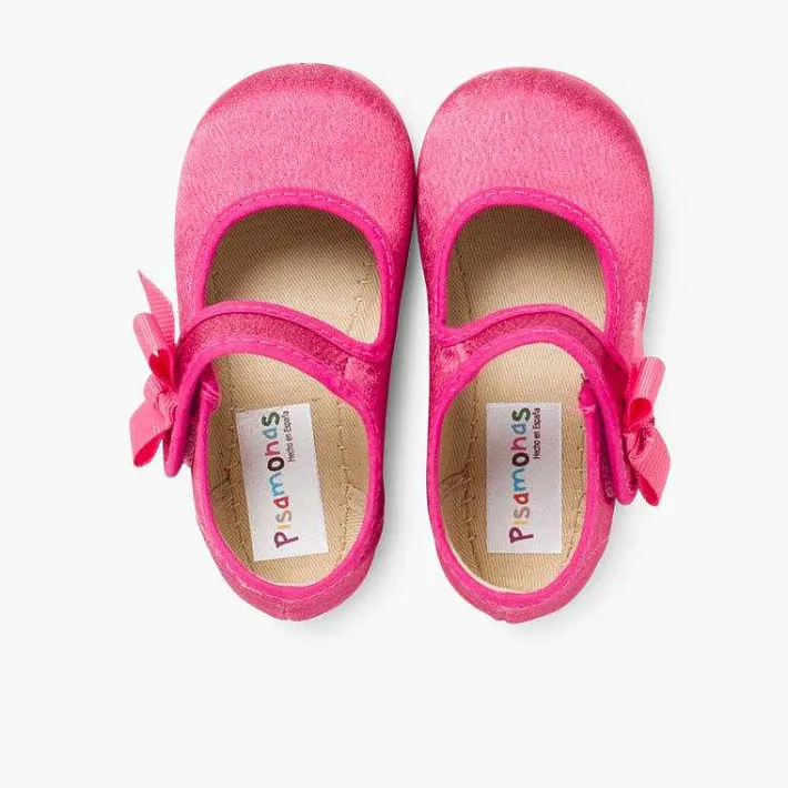 Merceditas Niña<Pisamonas Merceditas De Raso Niña Tira Adherente