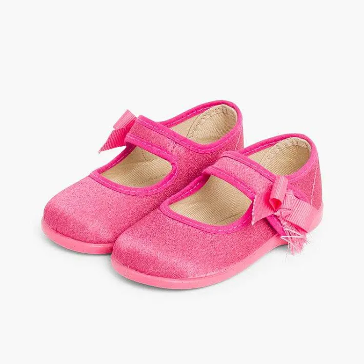 Merceditas Niña<Pisamonas Merceditas De Raso Niña Tira Adherente