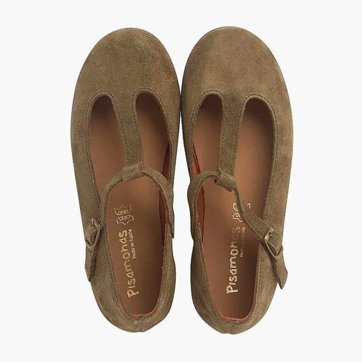 Bailarinas<Pisamonas Merceditas En Forma De T Serraje Niña