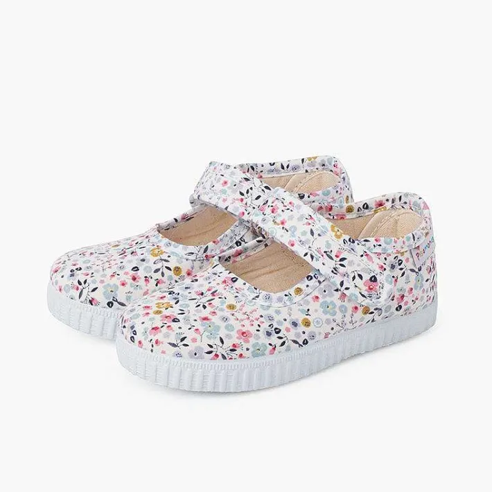 Merceditas Niña<Pisamonas Merceditas Estampado Flores Tira Adherente Color Flores