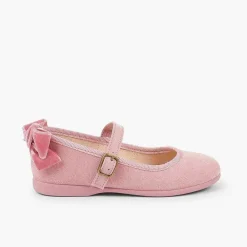 Merceditas Niña<Pisamonas Merceditas Hebilla Lazo Trasero Terciopelo