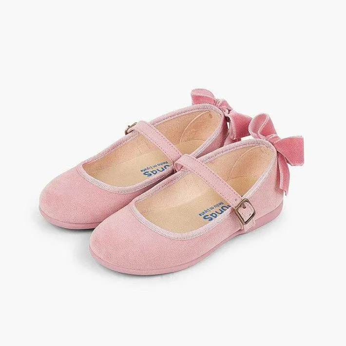 Merceditas Niña<Pisamonas Merceditas Hebilla Lazo Trasero Terciopelo