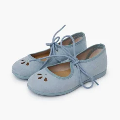 Zapatos Comunión<Pisamonas Merceditas Lazo Fino Y Picado