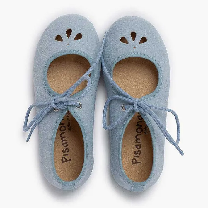 Zapatos Comunión<Pisamonas Merceditas Lazo Fino Y Picado