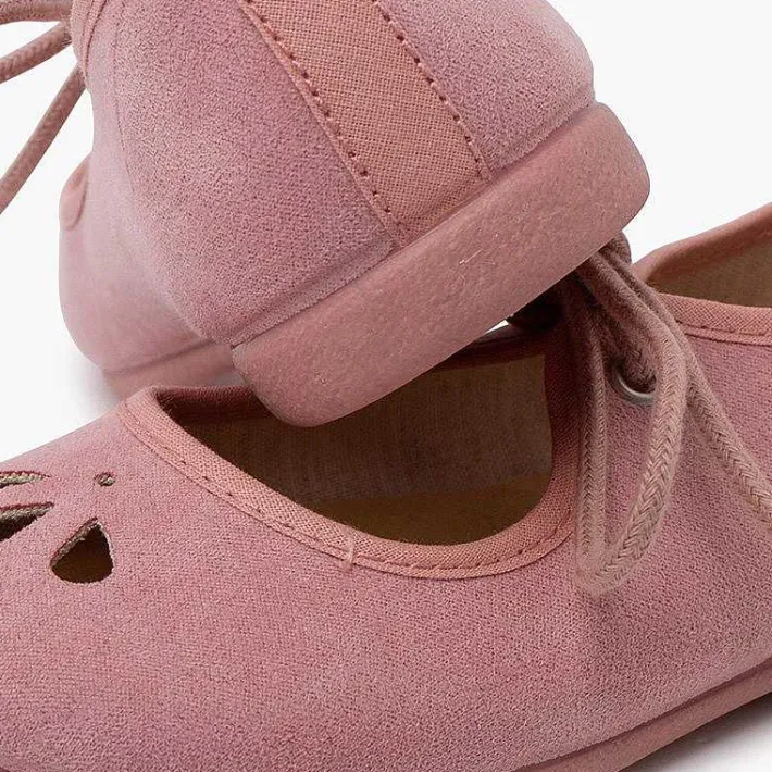 Zapatos Comunión<Pisamonas Merceditas Lazo Fino Y Picado