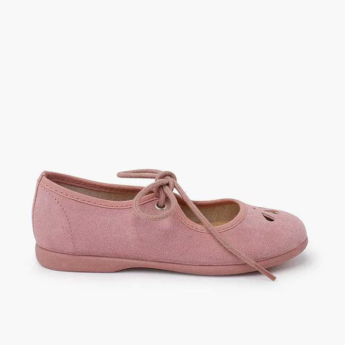 Zapatos Comunión<Pisamonas Merceditas Lazo Fino Y Picado
