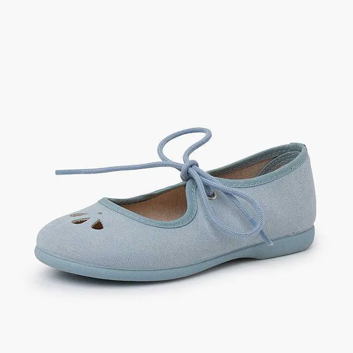 Zapatos Comunión<Pisamonas Merceditas Lazo Fino Y Picado