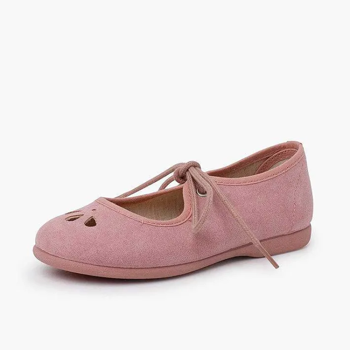 Zapatos Comunión<Pisamonas Merceditas Lazo Fino Y Picado