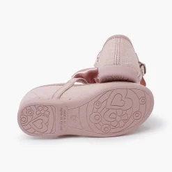 Zapatos Comunión<Pisamonas Merceditas Lino Ceremonia Lazo Raso