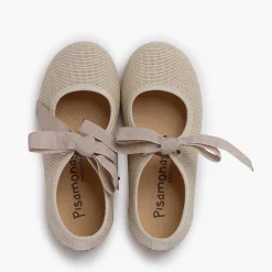 Zapatos Comunión<Pisamonas Merceditas Lino Cierre Lazo Faya