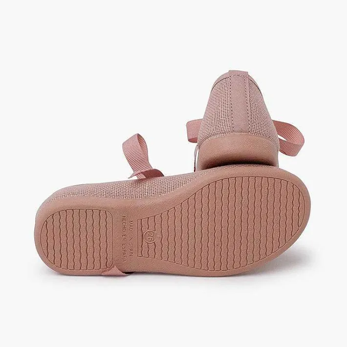Zapatos Comunión<Pisamonas Merceditas Lino Cierre Lazo Faya