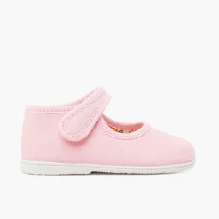 Merceditas Niña<Pisamonas Merceditas Lona Suela Fina Tira Adherente