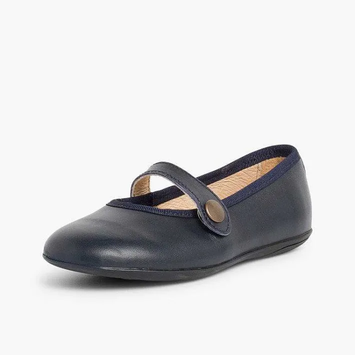 Zapatos Comunión<Pisamonas Merceditas Niña Piel Colores