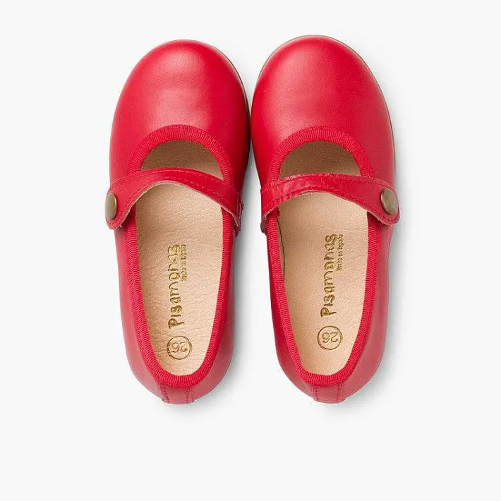 Zapatos Comunión<Pisamonas Merceditas Niña Piel Colores