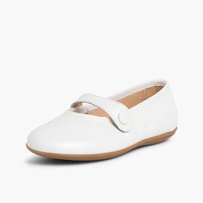 Zapatos Comunión<Pisamonas Merceditas Niña Piel Comuniónes