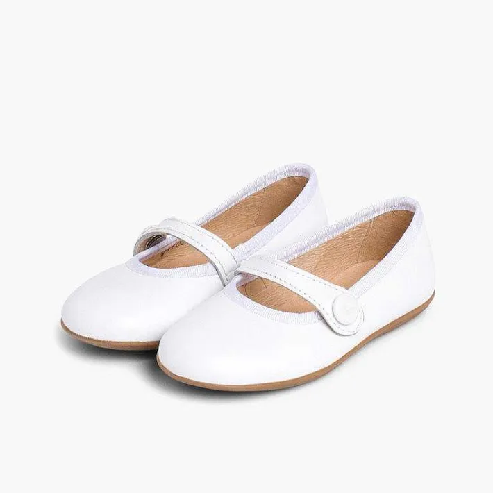 Zapatos Comunión<Pisamonas Merceditas Niña Piel Comuniónes