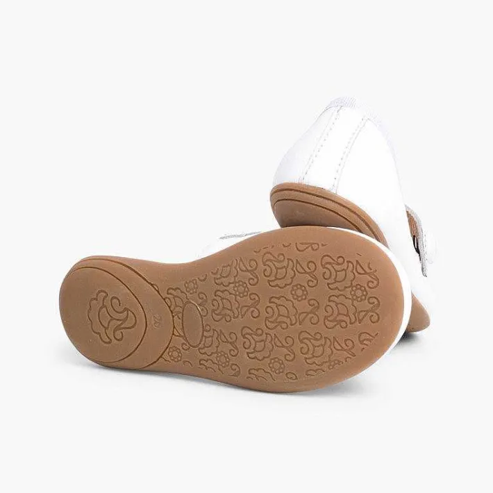 Zapatos Comunión<Pisamonas Merceditas Niña Piel Comuniónes