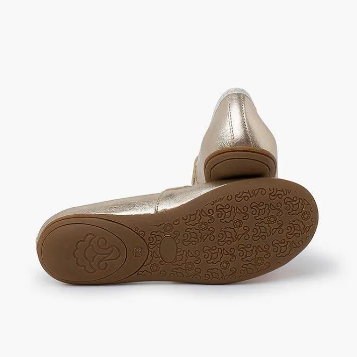 Zapatos Comunión<Pisamonas Merceditas Niña Piel Comuniónes