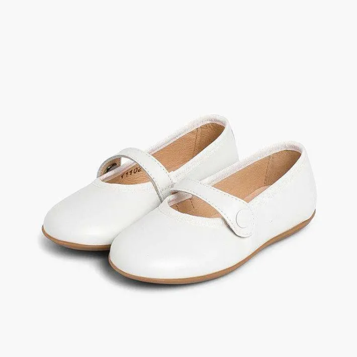 Zapatos Comunión<Pisamonas Merceditas Niña Piel Comuniónes
